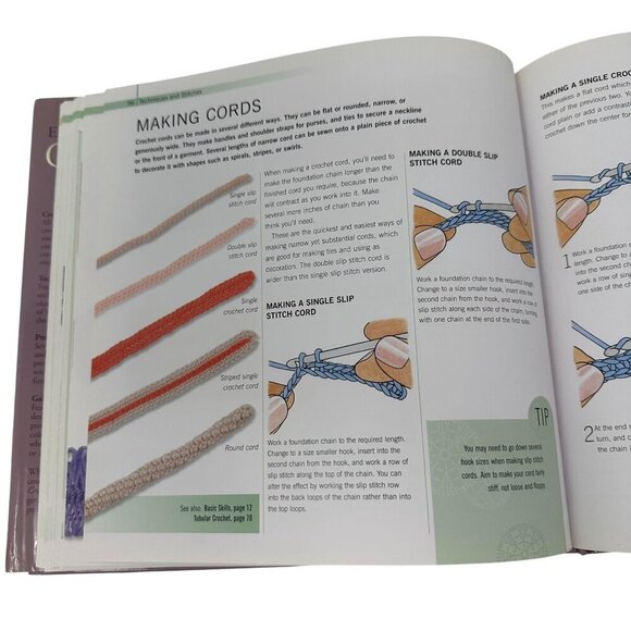 The Encyclopedia Of Crochet Techniques By Jan Eaton Hardcover Beginner Crafting - Picture 2 of 11